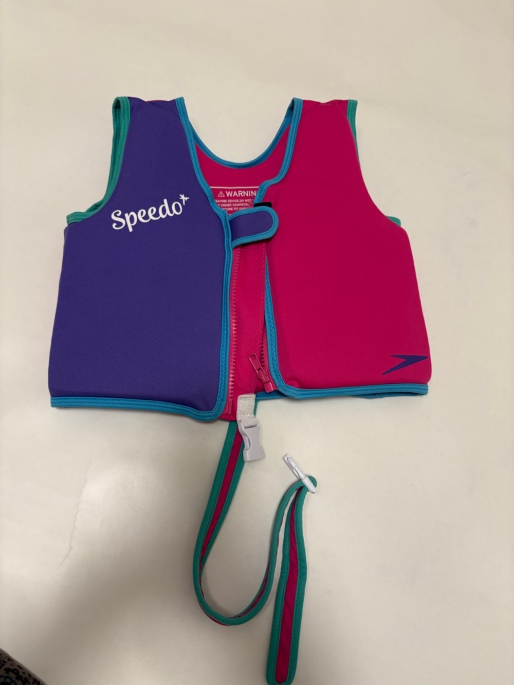 Speedo Kids Classic Swim Vest Life Jacket Beach Boat Pool Float Unisex Toddler - Picture 2 of 6
